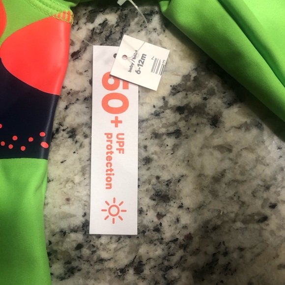 Dinosaur Rashguard/ Swim Suit Size 6-12 Months - Picture 4 of 4